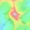 Mappa topografica Casahuala, altitudine, rilievo