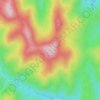 Mappa topografica Sârghina, altitudine, rilievo