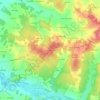 Mappa topografica Le Terme Rouge, altitudine, rilievo