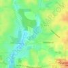 Mappa topografica City of Fayetteville Lake Dam, altitudine, rilievo