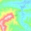 Mappa topografica Vereda Santa Rosa, altitudine, rilievo