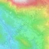 Mappa topografica Jezerca, altitudine, rilievo