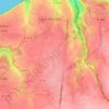 Mappa topografica La Croix Bigot, altitudine, rilievo