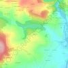 Mappa topografica Le Bronz, altitudine, rilievo