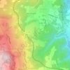 Mappa topografica Les Rioux, altitudine, rilievo