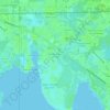 Mappa topografica Double Branch Estates, altitudine, rilievo