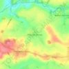 Mappa topografica Pillerton Hersey, altitudine, rilievo