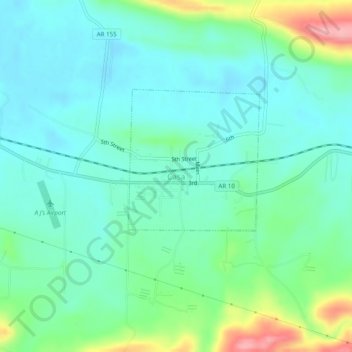 Mappa topografica Casa, altitudine, rilievo