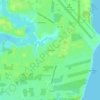 Mappa topografica Gulf Dale, altitudine, rilievo