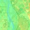Mappa topografica Veld, altitudine, rilievo
