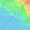 Mappa topografica Floridatown, altitudine, rilievo