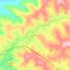 Mappa topografica Linha São Paulo, altitudine, rilievo