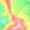 Mappa topografica San Pedro, altitudine, rilievo