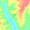 Mappa topografica Пиканово, altitudine, rilievo