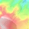 Mappa topografica Θροφάρι, altitudine, rilievo