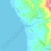 Mappa topografica San Francisco, altitudine, rilievo