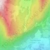 Mappa topografica Col du Frêne, altitudine, rilievo