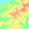 Mappa topografica Tarentum, altitudine, rilievo