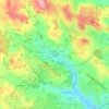 Mappa topografica Les Moulins Hauts, altitudine, rilievo