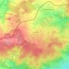 Mappa topografica Germanns, altitudine, rilievo