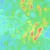 Mappa topografica Les Présidents, altitudine, rilievo