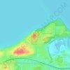 Mappa topografica Eagle Heights, altitudine, rilievo