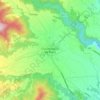 Mappa topografica Coscomatepec de Bravo, altitudine, rilievo
