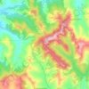 Mappa topografica Ozzano, altitudine, rilievo