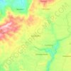 Mappa topografica San Isidro, altitudine, rilievo