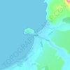 Mappa topografica Tongoy, altitudine, rilievo
