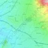 Mappa topografica Marousi, altitudine, rilievo