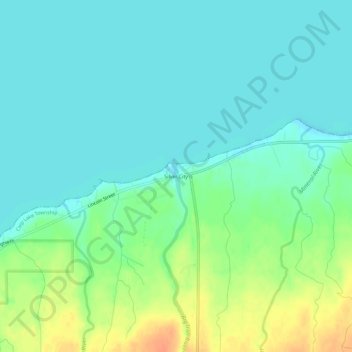Mappa topografica Silver City, altitudine, rilievo