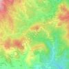 Mappa topografica Rigozzo, altitudine, rilievo