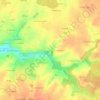 Mappa topografica Le Mont Doré, altitudine, rilievo