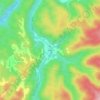 Mappa topografica Nallen, altitudine, rilievo