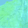 Mappa topografica Beachwalk, altitudine, rilievo