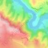 Mappa topografica Pêt de l'âne, altitudine, rilievo