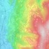 Mappa topografica Cortesano, altitudine, rilievo