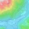 Mappa topografica La Traverse, altitudine, rilievo