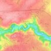 Mappa topografica Kertau, altitudine, rilievo