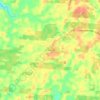 Mappa topografica El Pintado, altitudine, rilievo