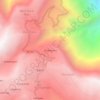 Mappa topografica Chullaquisca, altitudine, rilievo