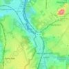 Mappa topografica Baalsbruggen, altitudine, rilievo