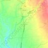 Mappa topografica Tuyon-tuyon, altitudine, rilievo