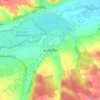 Mappa topografica Aunkofen, altitudine, rilievo