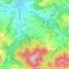 Mappa topografica Ca' di Rosino, altitudine, rilievo