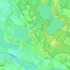 Mappa topografica Bosscherheide, altitudine, rilievo
