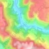 Mappa topografica Lapeyre, altitudine, rilievo