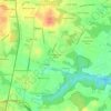 Mappa topografica Wedgewood Forest, altitudine, rilievo