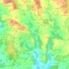 Mappa topografica La Gane de Turle, altitudine, rilievo